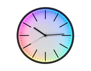 Colorful Led Digital Round Wall Clock