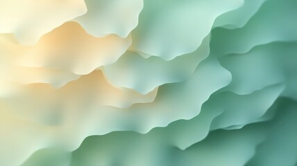 Fototapeta premium Abstract Mint Green Pastel Gradient Background