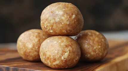 Fototapeta premium Healthy Energy Bites Made with Nuts and Natural Sweeteners