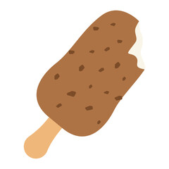 ice cream isolated on white