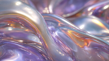 Iridescent Molten Glass Texture
虹色の溶けたガラス質感