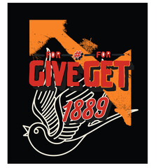 Vector graphic for t shirt and other uses.