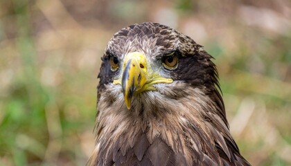 Eagle staring to the camera