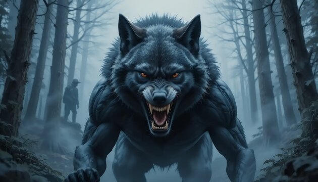 Werewolf in Forest