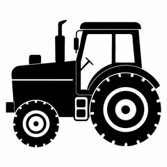 Obraz premium tractor isolated on white