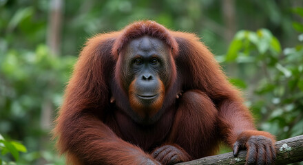 Fototapeta premium orang utan from indo