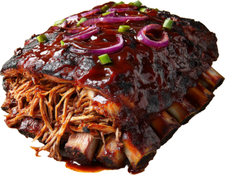 Delicious BBQ Pulled Pork Ribs with Glaze