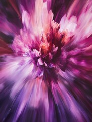 Abstract flower explosion