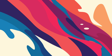 vector abstract palette color background