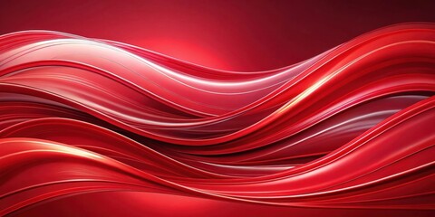 Vibrant, dynamic waves in shades of red with swirling curves and abstract shapes, wave, liquid,  wave, liquid, art, design