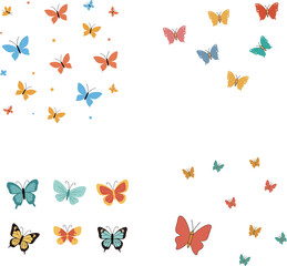 Colorful Butterfly Collection