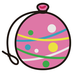 ヨーヨー風船のアイコン