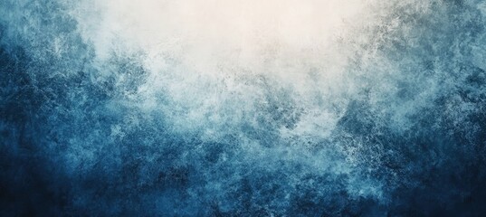 Obraz premium A mesmerizing abstract swirl of blue and white smoke-like textures. creating a sense of depth and fluidity. perfect for backgrounds or artistic projects