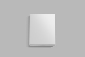 Hardcover Book Mockup. 3D Render