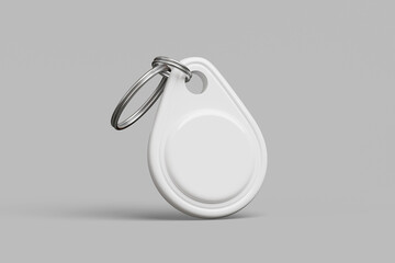 Keychain Mockup. 3D Render