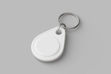 Keychain Mockup. 3D Render
