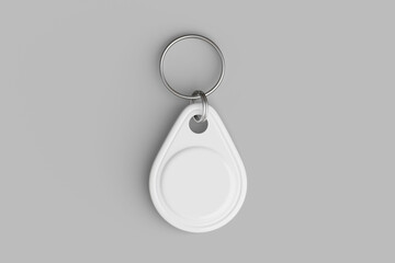 Keychain Mockup. 3D Render