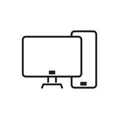 monitor with pc line