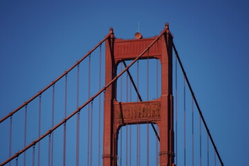 January 01 2023, Golden Gate Bridge, in San Francisco California USA - ゴールデンゲートブリッジ サンフランシスコ カリフォルニア アメリカ
