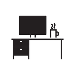 office desk glyph