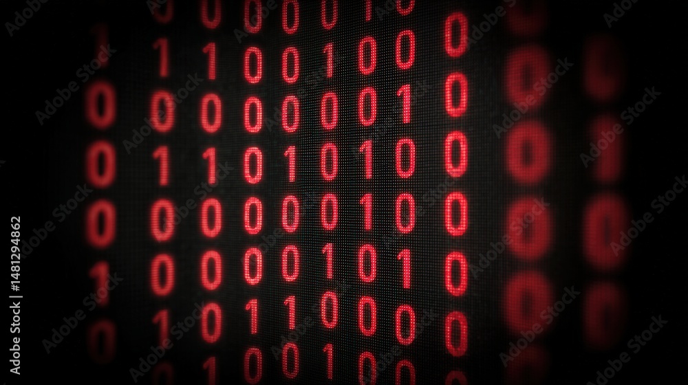 Poster digital firewall represented between binary streams, usa china conflict