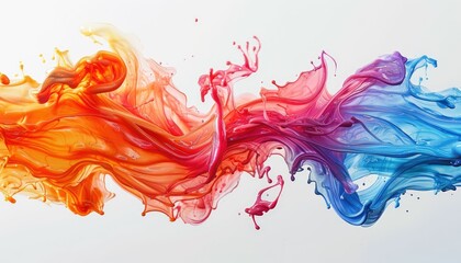 abstract background wallpaper liquid water wave with colorful for wallpaper Generate AI