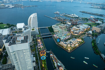 Yokohama, Japan - 07.26.2024 : Yokohama Harbor