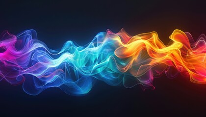 Obraz premium abstract background wallpaper liquid water wave with colorful for wallpaper Generate AI