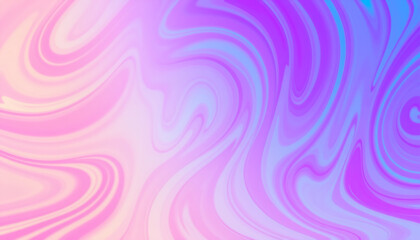 Obraz premium Pastel Swirls Abstract Pink and Purple Fluid Art Design