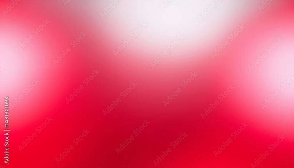 Poster vibrant red and pink gradient with soft lighting and subtle blending