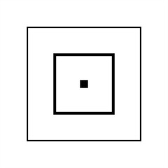  Square gradient frame blended line effect. Decoration for technology