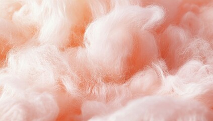 Obraz premium Soft, fluffy, light pink clouds