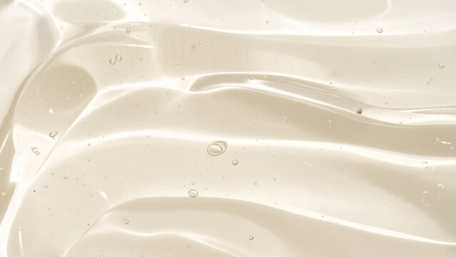 透明なジェルの滑らかな背景テクスチャ
