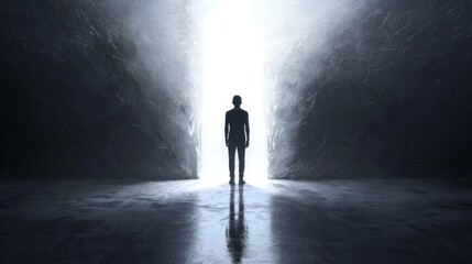 The Duality of Self: A Shadow and Light Reflection