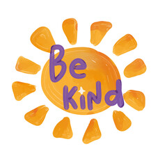 Be kind sticker cute