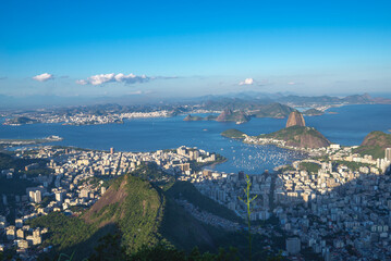 Panorama of the city of Rio de janeiro, Brazil

