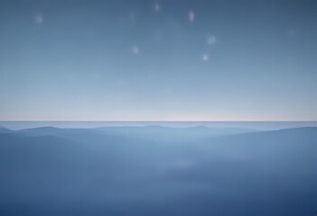 Obraz premium Gentle blue gradient, from deep to light shades Smooth, calming visual effect , wallpaper, water