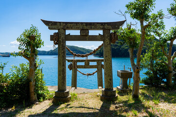西宮神社の風景（佐世保市小佐々町）