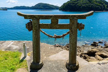 西宮神社の風景（佐世保市小佐々町）