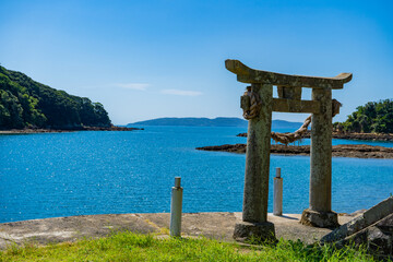西宮神社の風景（佐世保市小佐々町）