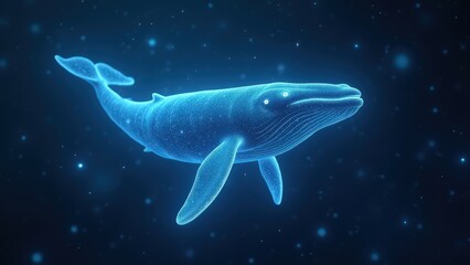 Holographic Whale in Starry Cosmos