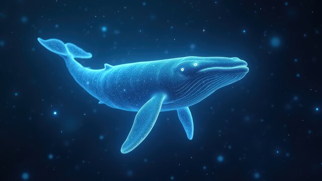 Holographic Whale in Starry Cosmos