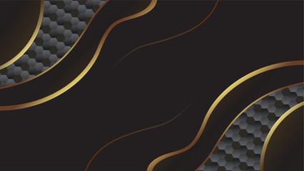 Elegant luxury background with golden elements and dark textures, perfect for premium branding, invitations, packaging, and upscale design projects. High-resolution and editable format.