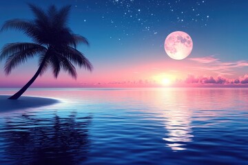Serene Island Sunrise