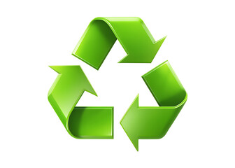 green recycling symbol clipart png image on transparent background