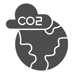 Carbon Glyph Icon Element For Design
