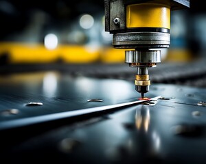 Metal Cutting Machine in Factory