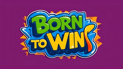 Fototapeta premium Motivational quote graphic design