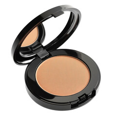 Open Compact Powder With Mirror  isolated on a transparent background