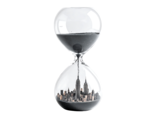 New York City Miniature Hourglass